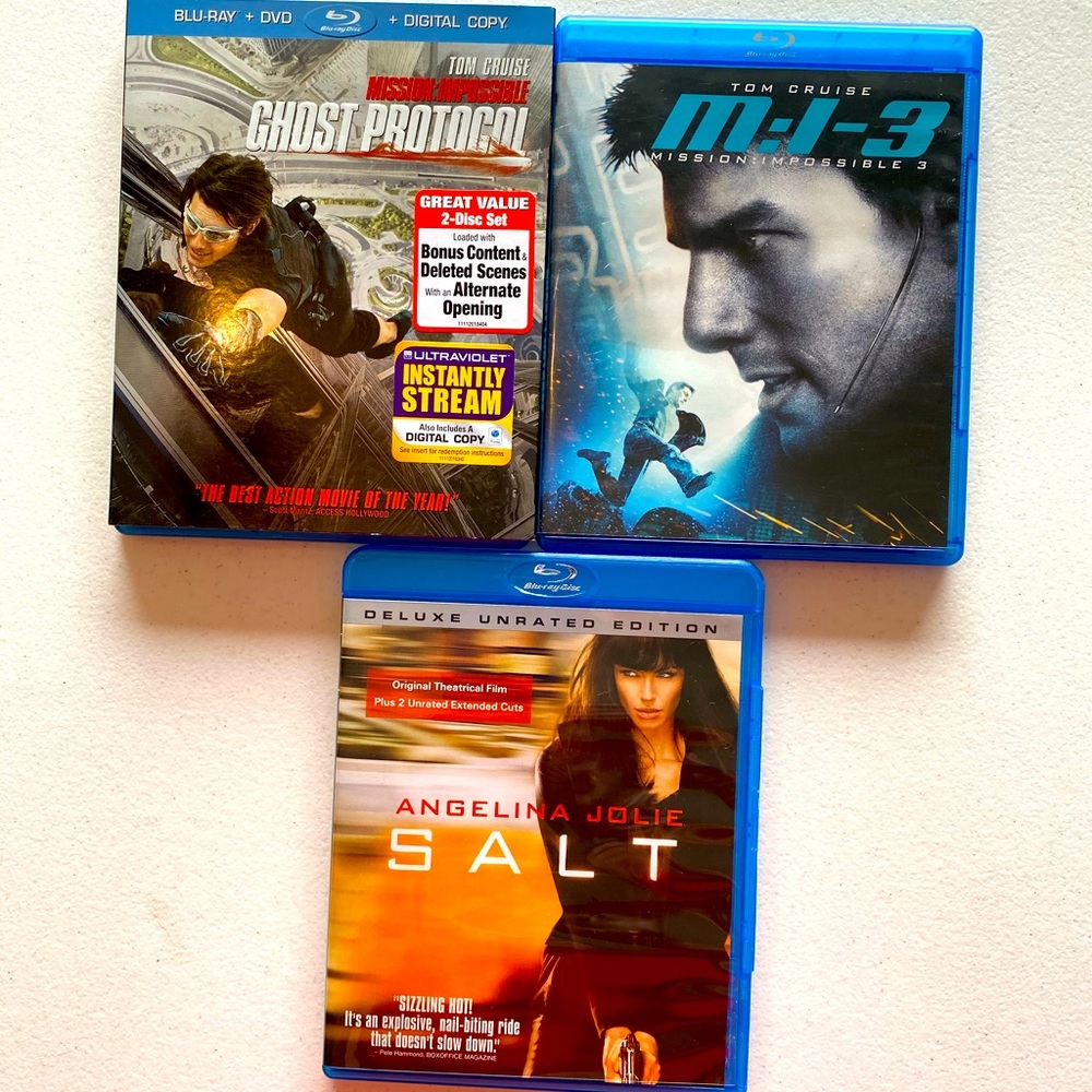 DVDs - Suspense, Drama and Spy Strength x3